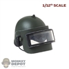 Helmet: CrazyFigure 1/12th Mens Arkin w/Bulletproof Glass Mask