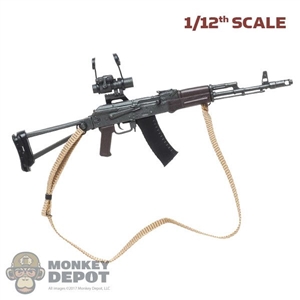 Rifle: CrazyFigure 1/12th Ak74s Assault Rifle w/M2 Red Dot