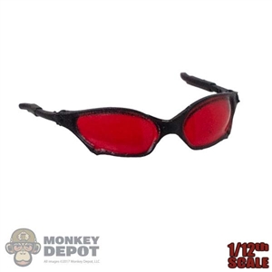 Glasses: CrazyFigure 1/12th Mens Glasses (Red Lens)