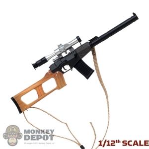 Rifle: CrazyFigure 1/12th VSS Sniper Rifle w/PSO-1 Sniper Scope + Sling