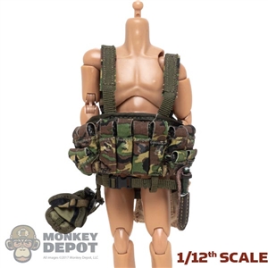 Vest: CrazyFigure 1/12th M23 Assault Rig w/Holster, Knife + Pack