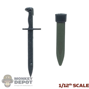 Knife: CrazyFigure 1/12th WWII Bayonet w/Sheath