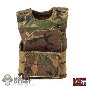 Vest: CrazyFigure 1/12th Mens Ranger Body Armor (Woodland) (Weathered)