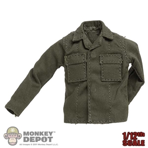 Shirt: CrazyFigure 1/12th Mens WWII HBT Long-Sleeve Combat  Shirt