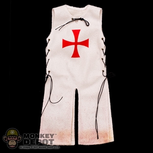 Robe: Coo Models Sleeveless White Robe of Crusades