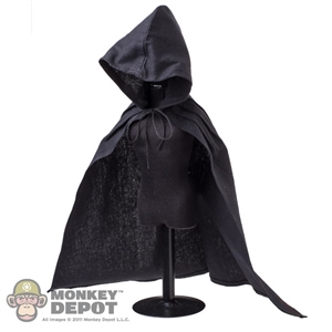 Cloak: Coo Models Black Hooded Cape