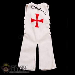 Robe: Coo Models Sleeveless White Robe w/Crusade Symbol