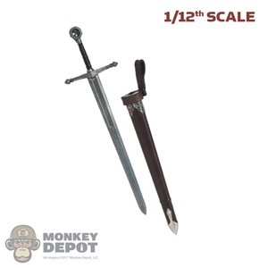 Knife: Coo Models 1/12th Sword w/Scabbard