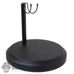 Stand: Coo Models Black Round Figure Stand