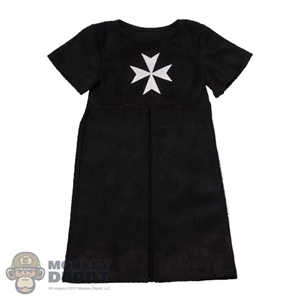 Robe: Coo Models Black Hospitaller Robe (Weathered)