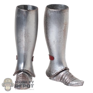 Boots: Coo Models Mens Metal Boots w/Leg Guards