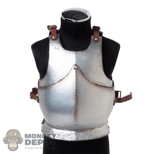 Armor: Coo Models Mens Chest Armor w/Brown Straps (Metal)