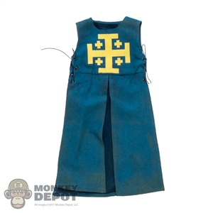 Robe: Coo Models Blue Kingdom Of Jerusalem Crest Robe (Weathered)