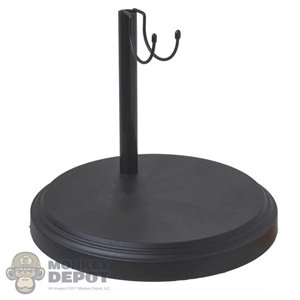 Stand: Coo Models Black Round Figure Stand (Scuffed)