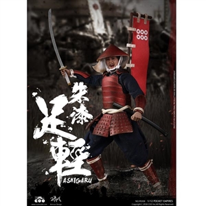 Boxed Figure: CooModels 1/12 Red Armor Ashigaru (CM-PE008)