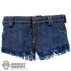 Shorts: Create Models Female Blue Denim Cutoff Shorts