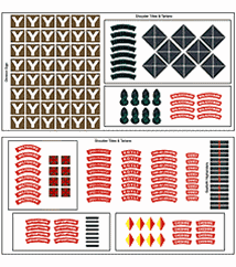 Insignia CVI British 5th Yorkshire Infantry Division - NW Europe