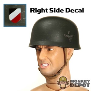 Helmet: Dragon German WWII Fallschirmjager Gray