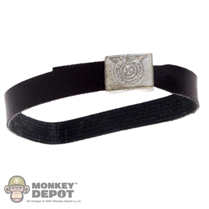 Belt: Dragon German WWII SS Silver Functional Buckle Brown