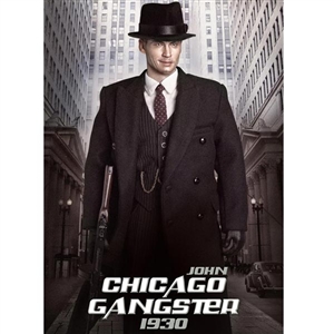 Boxed Figure: DiD Chicago Gangster 1930 - John (80093)