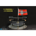 Display: DiD 1/6 U-Boat Conning Tower Gun Deck Diorama Set (2 Options)