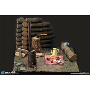 Display: DiD 1/6 WWII Stove Diorama Set (E60067)