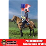 Boxed Horse: DiD Civil War Brown War Horse (E60076)