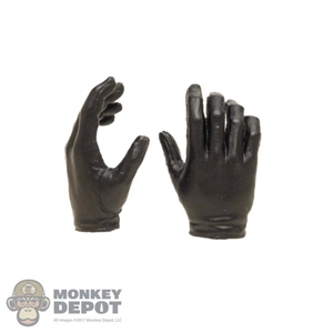 Hands: Dark Toys Mens Black Molded Gloved Hands