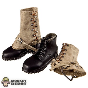 Boots: DiD German WWII Mountain w/Styrian Gaiters
