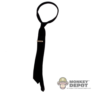 Tie: DiD Black Neck Tie w/Silver Tie Bar