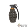 Grenade: DiD US WWII MK IIA1 Frag Grenade (Metal)