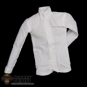 Shirt: DiD White Collarless Shirt