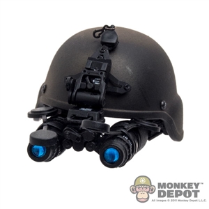 Helmet: DiD MICH 2000 Camo Helmet w/Black AN/PVS15 NVG