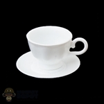 Cup: DiD White Cup w/Saucer