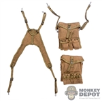 Bags: DiD WWII US Medical Pouches w/Y Strap (Weathered)