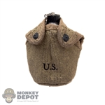 Canteen: DiD WWII US Canteen w/Cover (Weathered)