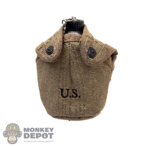 Canteen: DiD WWII US Canteen w/Cover (Weathered)