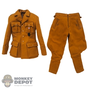 Uniform: DiD Single Brown Breasted Tunic w/Pants and Medals