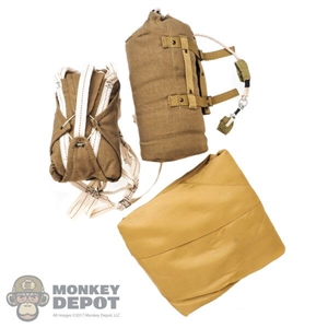 Pack: DiD WWII British Parachute w/Canopy + Reserve