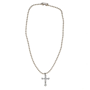 Chain: DiD Mens Silver Necklace w/Cross