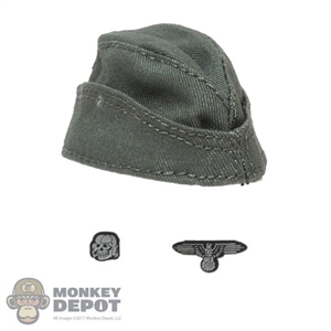 Hat: DiD WWII German Sidecap w/Insignia