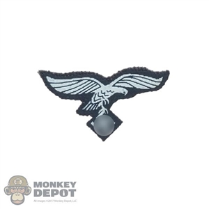 Insignia: DiD German Luftwaffe Bevo Breast Eagle (Blue)