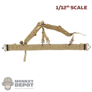 Belt: DiD 1/12th WWII US Pistol Belt w/Y Straps
