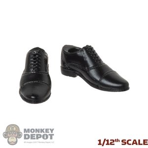 Shoes: DiD 1/12th Mens Molded Black Dress Shoes
