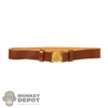 Belt: DiD WWII German Brown Leather-Like Belt