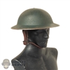 Helmet: DiD British WWI Metal British Brodie Helmet (Weathered)