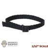 Belt: DiD 1/12 Mens Black Cloth Belt