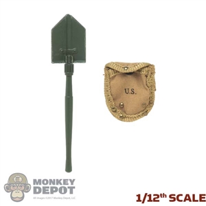 Tool: DiD 1/12 M1943 Entrenching Tool w/Carrier (Plastic)