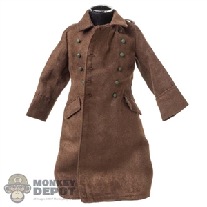 Jacket: DiD Mens German DAK Tropical Suede-Like Greatcoat