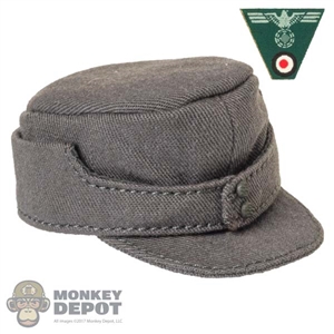 Hat: DiD WWII German Field Cap w/Insignia